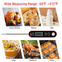 Termómetro Digital Instantáneo TempPro IC6030 Para Cocinar Hornear Asar Con Pantalla Retroiluminada Longitud De Punta De Acero Inoxidable 4.72 Pulgadas - details 3