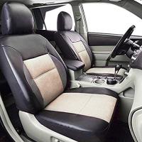 Funda de asiento de cuero sintético para Coche de 5 plazas, universal, con las costurastipo sándwich y Arco. - details 4