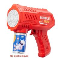Pistola De Burbujas Para Niños Con 10 Agujeros Máquina De Jabón Automática Para Exterior Juguetes De Verano Seguros Para Edades 0-12 Años - details 7