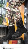 Botas De Desierto Para Hombre Antideslizantes Tácticas Impermeables Con Plataforma Botines De Motorbike Talla Grande Hasta 48 - details 23