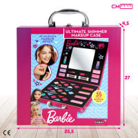 Barbie Maletín de maquillaje para niñas con espejo - details 6