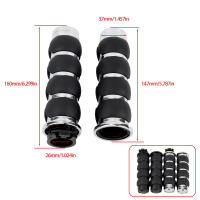 Manillar De Motocicleta Asas De Mano Universal De Aluminio Y Goma Para Harley Honda Yamaha Accesorios De Manillar Cafe Racer - details 5