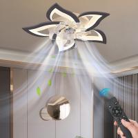 Lámpara de ventilador de techo de succión para dormitorio con regulación de velocidad de seis niveles con modelo de aplicación, ideal para muchas ocasiones, como dormitorio, estudio, pequeña sala de estar, cocina y comedor - details 2