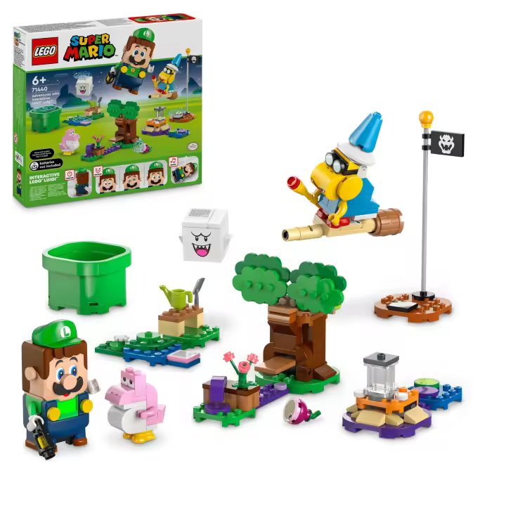 LEGO 71440 Super Mario Aventuras interactivas con LEGO Luigi Juego de juguetes, regalo Nintendo - 1
