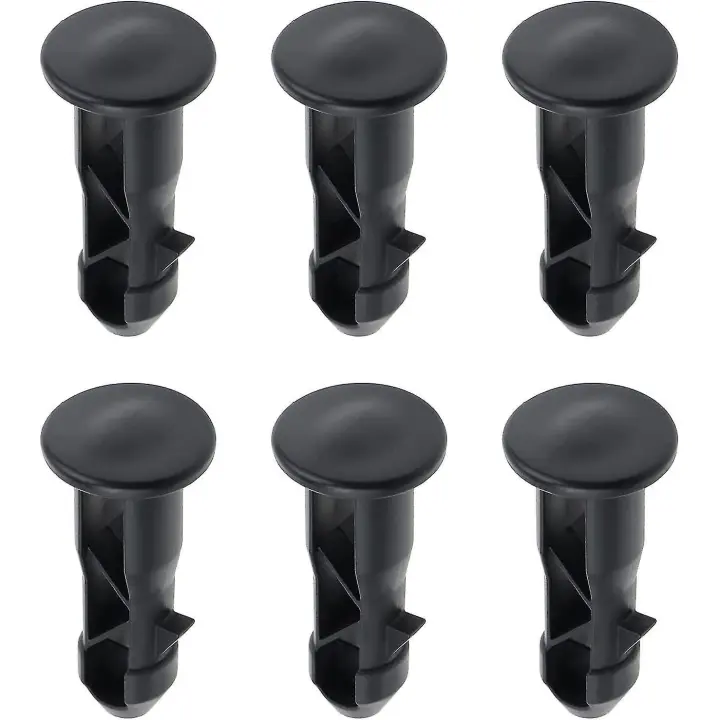 3 partes de plástico Wheelie Bin tapa de la bisagra Pasadores, 65mm x 18mm - 1
