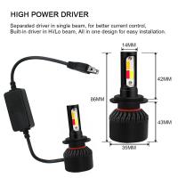 2pcs Bombillas LED De Faros Para Coche 4Colores H1 H4 H7 H8 H9 H11 9005/HB3 9006/HB4 9012/HIR2 Alta Luminosidad Para Neblina Universal 6500K 50W - details 4