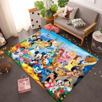 Alfombra De Dibujos Animados Disney Para Familia MINISO Para Sala De Estar Dormitorio Sofá Alfombrilla Decorativa Para Niños Antideslizante Tapete De Piso Regalos - details 6