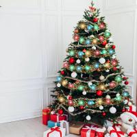 Guirnalda De Tinsel Navideña Metálica Brillante Con Luces LED Para Adornar Árbol De Navidad Decoración Gruesa Para El Hogar - details 8