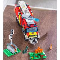 Vehículo De Incendio De La Serie Ciudad 502 PCS Con Rojín Agua Y Escuadrón De Bomberos Para Niños Juguetes De Construcción De Bloques Compatible Con Lego - details 3