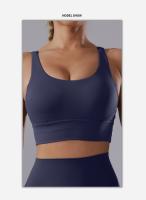 Vnazvnasi Top Deportivo Para Mujer Ropa De Gimnasio Sujetador De Yoga Top De Gimnasio Sujetador Sin Cierre Secado Rápido Nylon - details 5