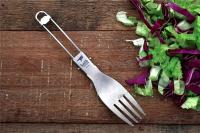 Kit De Comedor De Titanio KEITH Ti5303 Para Exteriores Plegable Ligero Y Saludable Para Picnics Y Senderismo Incluye Cuchillo Fork Y Cuchara - details 5