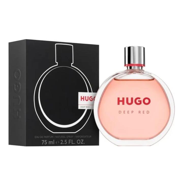 Hugo Boss - Hugo Deep Red Eau de Parfum 75 Ml. | Perfume para mujer. Naranja Sanguínea, Flor de Jengibre, Vainilla y… — oferta en Miravia
