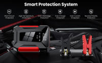 Banco de energía de emergencia para coche de 28000 mAh, inflador de neumáticos de 150 PSI, multifunción, bomba de aire con bolsa - details 0
