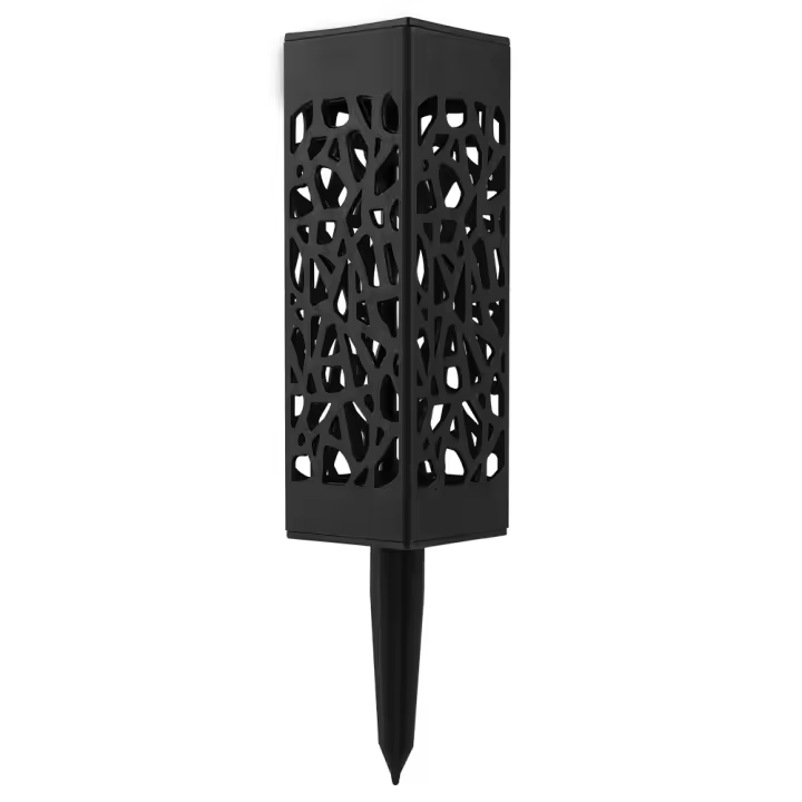 Lámpara de diseño hueco impermeable para exteriores, 6 piezas, iluminación de jardín para césped, patio, camino - 1