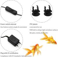 Luz Blanca/Azul LED de Acuario Peces Tanque Clip Lámpara Iluminación de Plantas de Acuario con Luz con Diferente Voltaje Longitud - details 4