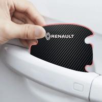 Pegatina De Manija De Puerta De Coche Fibra De Carbono Resistente a Rasguños Impermeable Para Renault Megane 2 3 4 Twingo Clio Talisman Captur Trafic - details 10