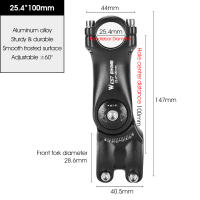 Adjustable Manillar De Bicicleta Aluminio Aleación Ángulo Variable 60 Grados Alzador De Manillar Delantero Para Bicicleta De Carretera Adaptador De Fuente - details 7