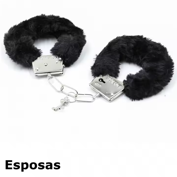 IntoYou Esposas del amor “Furry Fun Cuffs” Negro  8436583794586 - 1