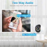 BIT Cámara de seguridad WiFi para interiores 2K, cámara WiFi con movimiento panorámico e inclinación de 360° de 2,4 GHz/5 GHz para seguridad del hogar - details 3