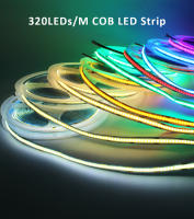 Tira De Luz LED COB 12V Alta Densidad 320LEDs/m RA90 Calidad Natureta Blanco Cálido Azul Frío Rojo Amarillo Rosa Flexible - details 0