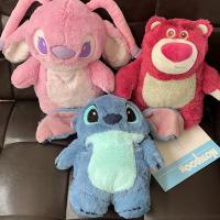 Bolsa De Mano Caliente Con Peluche Stitch De Disney Ángel Botella De Agua Caliente Portátil Regalo Para Novia Con Tema De Peluches De Personajes De TV Y Películas - details 0