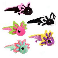 Peluche Axolotl Simulado Salamandra Lizard Multi-color Muñeco De Algodón Suave Almohada De Descanso Juguete Para Niños Regalos De Cumpleaños - details 0