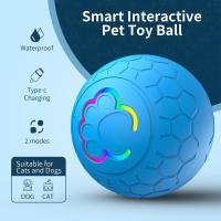 Bola De Juguete Inteligente Para Perros Y Gatos Bola Rodante Automática Con Luz RGB Juguete Interactivo Para Mascotas USB - details 2