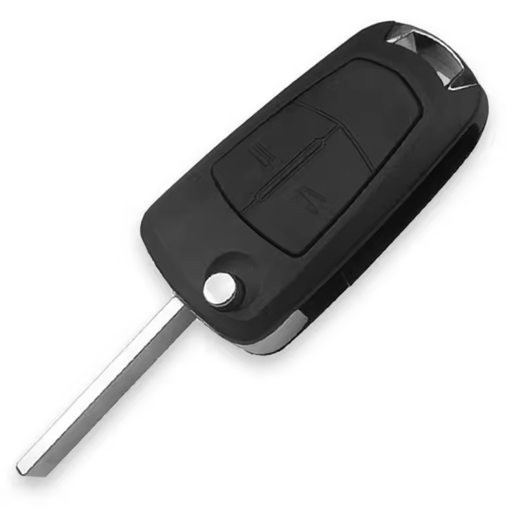 Ociodual Carcasa Mando Llave 2 Botones para Coches Opel Inalambrico Wireless Negro New - 1