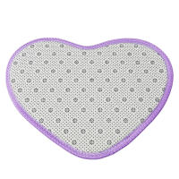 Carpet De Forma De Corazón Suave Y Cómoda Para Dormitorio Y Baño Absorbe Agua Sin Pelos Productos Domésticos No Caen - details 21