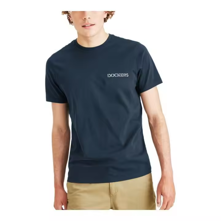 CAMISETA DOCKERS M/C MARINO LOGO LETRAS - 1