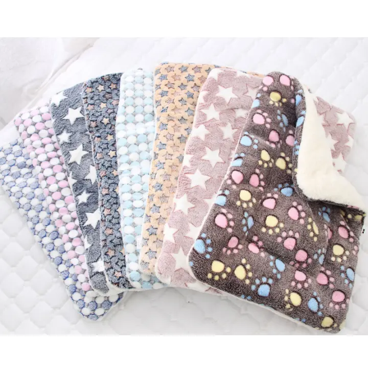 Alfombra De Mascota Suave De Poliéster Para Gatos Y Perros Almohadilla De Invierno Sillón Para Perros Y Gatos Cama De Peluche - 1