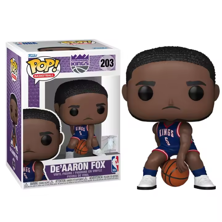 FUNKO POP! NBA: SACRAMENTO KINGS – DE'AARON FOX (CITY EDITION 2024), 83846, Nº203, TIENDA CON LICENCIA OFICIAL - 1