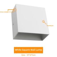 4 piezas, Lámpara LED de pared para interiores, iluminación moderna de aluminio para sala de estar, dormitorio y baño, 6W - details 4