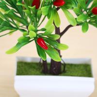 Planta Artificial De Bonsái De Frutas Con Naranja Manzana Limón Decoración Para El Hogar Y Sala De Estar Arbolado Falso De Tamaño Pequeño - details 36