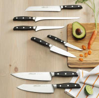 ARCOS Manhattan - Set de 3 Cuchillos de Cocina - Acero Inoxidable Forjado Nitrum® - Mango de Polioximetileno Negro (POM) - details 2