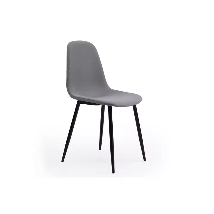 PACK DE 4 UNIDADES DE SILLA COMEDOR HALL TEJIDO TEX GRIS. PRECIO UNITARIO 60,953 €  ADC MUEBLECENTER  Envío Gratuito - 1