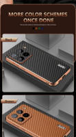 Funda De Teléfono De Cuero Silicona Con Diseño De Electroplata De Fibra De Carbono Para Xiaomi 15 Ultra 15 pro 14 14T Protector De Bumper - details 7