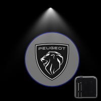 Lámpara De Bievenida LED Para Puerta De Coche Emblemático Sin Cable Proyector De Láser Accesorios De Auto Para Peugeot 206 207 208 3008 308 307 406 407 - details 3