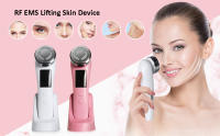 Masajeador Facial De 5 En 1 EMS Microcorriente Tensión De Piel Compresión Caliente Rejuvenecimiento LED Antiarrugas Dispositivo USB Acrylic - details 0