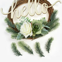 10Pcs Guirnalda De Pino Artificial Para Navidad Decoración De Casa Y Fiesta Arbolado Simulación De Plantas Para Año Nuevo - details 0