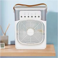 Ventilador de aire acondicionado portátil, minienfriador de aire evaporativo, con luces Led de 7 colores, temporizador de 1/2/3 horas, 3 velocidades de viento. - details 2