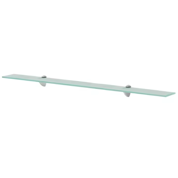 Estante flotante de cristal 100x10 cm 8 mm - 1