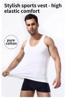 Chaleco De Algodón Ligero Para Hombre Verano Deportivo Casual Exterior Ajustado Transpirable Secado Rápido Chaleco Suelto - details 4