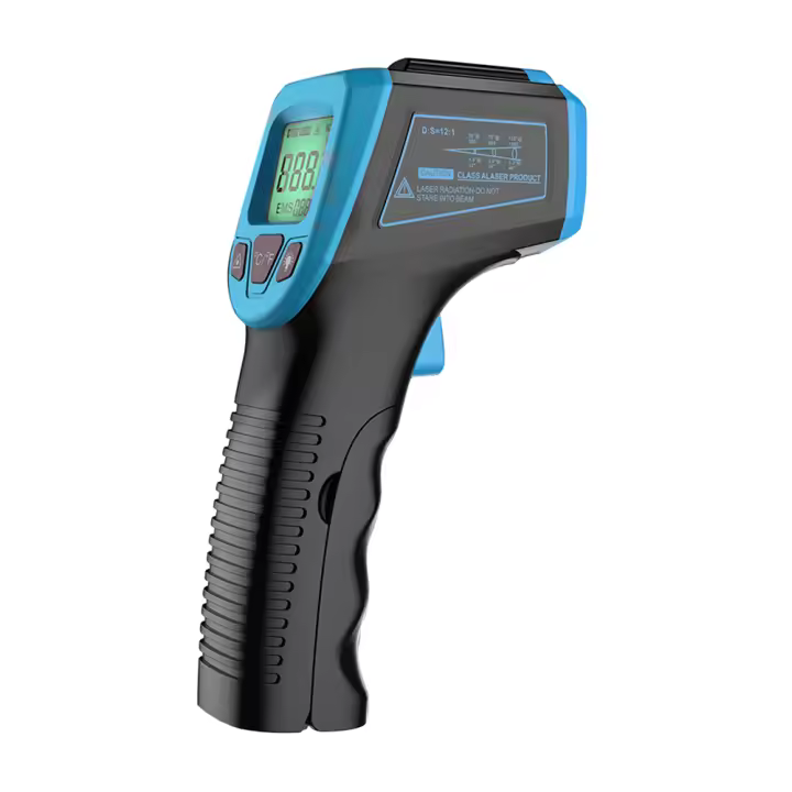 Termómetro Infrarrojo Industrial GM320S No Contacto Alta Temperatura IR Con Pantalla LCD Puntero Láser Medición -50~600℃ / -58~1112℉ - 1