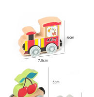 Juguetes De Tren De Madera Magnéticos Montessori Para Niños Set De Aprendizaje Temprano Con Animales Frutas Y Colores Juguete Educativo Para El Desarrollo Cognitivo - details 20