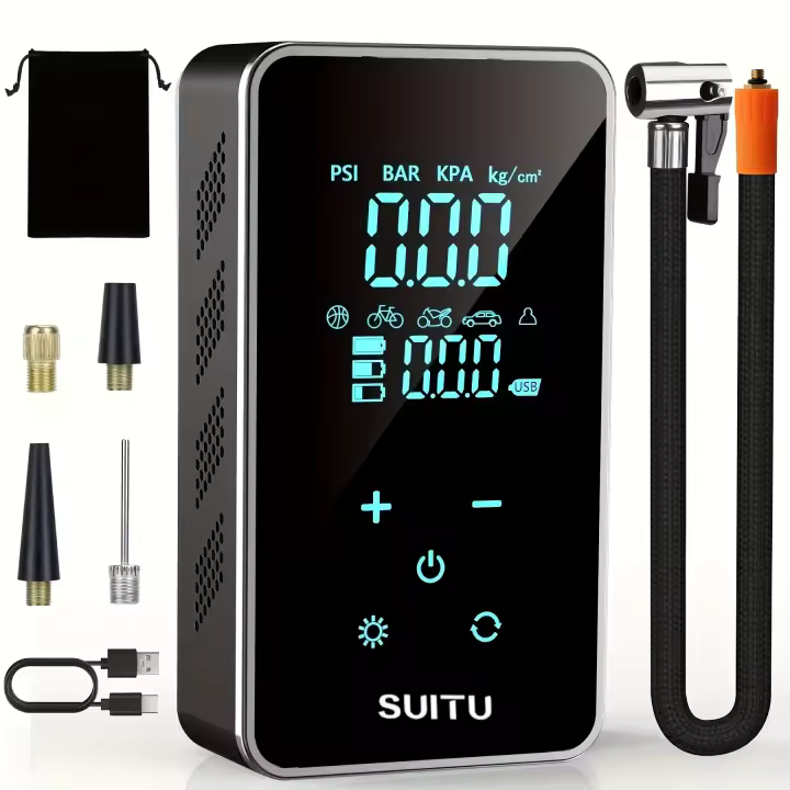 4X más rápido, catería de Lithium recargable por USB, tensión de funcionamiento 12V, para autos, baile, bicicletas, anillos de natación - 1