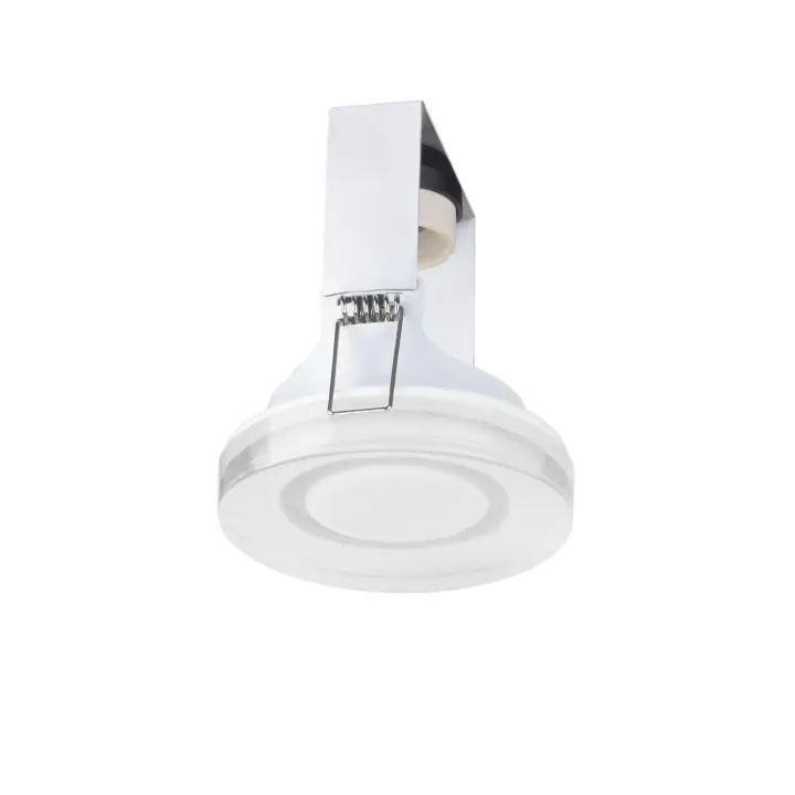 FORLIGHT Lab - Downlight Empotrable de Techo de 90mm de Diámetro para Bombilla GU10 en Color Blanco con Difusor de Cristal - 1