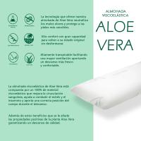 Almohada Viscoelástica Termosellada con Aloe Vera – Almohada Ergonómica para Sueño Saludable, Confort Óptimo y Soporte Perfecto para el Cuello y la Cabeza-Mommata - details 7