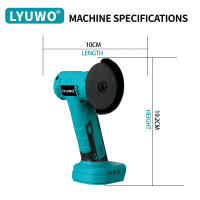 LYUWO 21V Mini Molinillo De Ángulo Recargable De 3 Pulgadas Con Rotación De 90 Grados Herramienta De Polimorfismo Y Cortado Para El Hogar - details 5