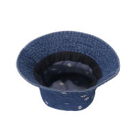 Gorro De Barroco De Algodón Con Bordado De Margarita Para Mujer Gorro De Pescador De Verano Protección Solar Para Exteriores Regalo Casual Con Patrón Floral - details 3